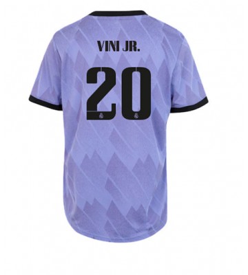 Real Madrid Vinicius Junior #20 Bortedrakt Kvinner 2022-23 Kortermet